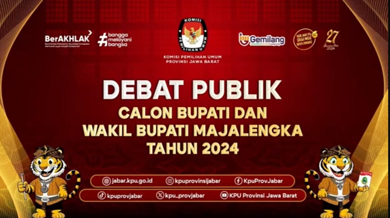 Siaran Ulang Debat  Kedua Calon Bupati dan wakil Bupati Majalengka PILKADA Tahun 2024